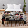 Tegan & Sara inspired plush blanket featuring all of their album titles