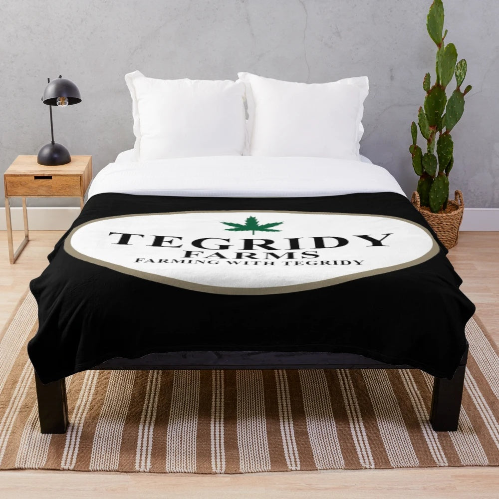Tegridy Farms Plush Blanket - Soft and Cozy South Park Inspired Throw