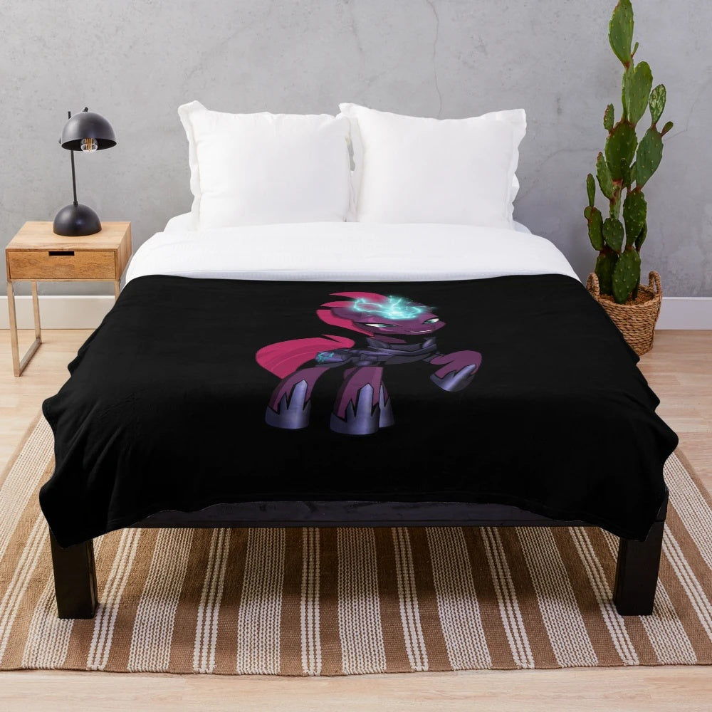 Tempest Shadow inspired My Little Pony plush blanket