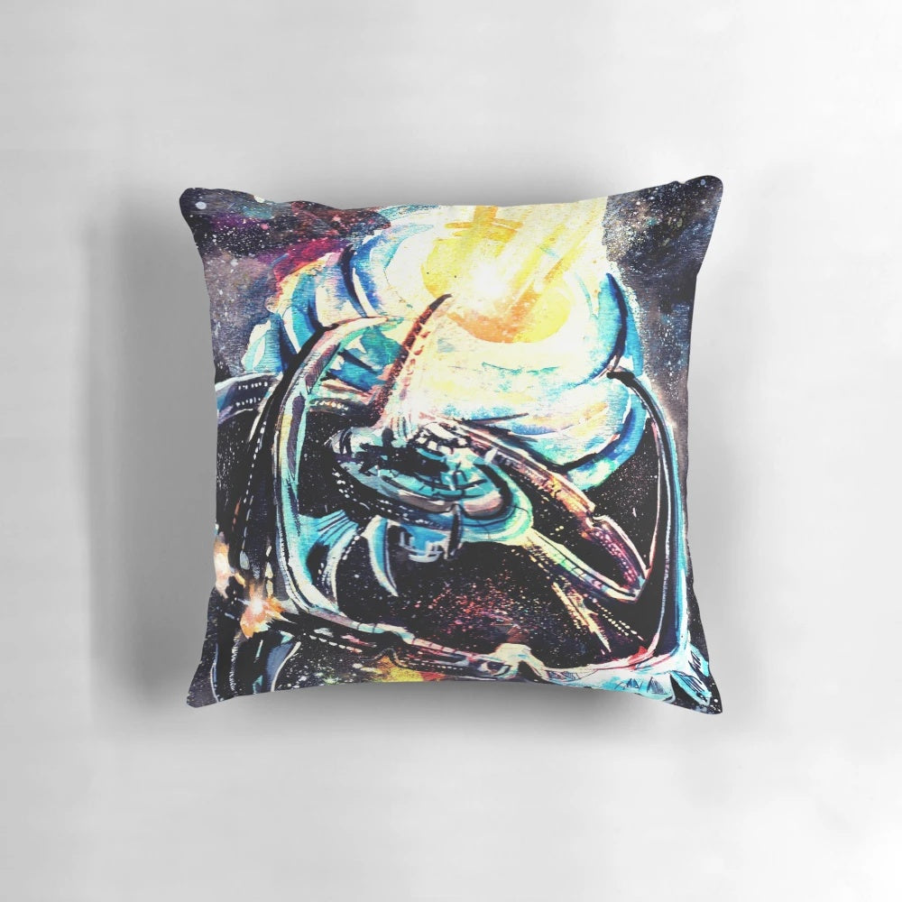 Terok Nor Pillow featuring the iconic Cardassian space station from Star Trek: Deep Space Nine