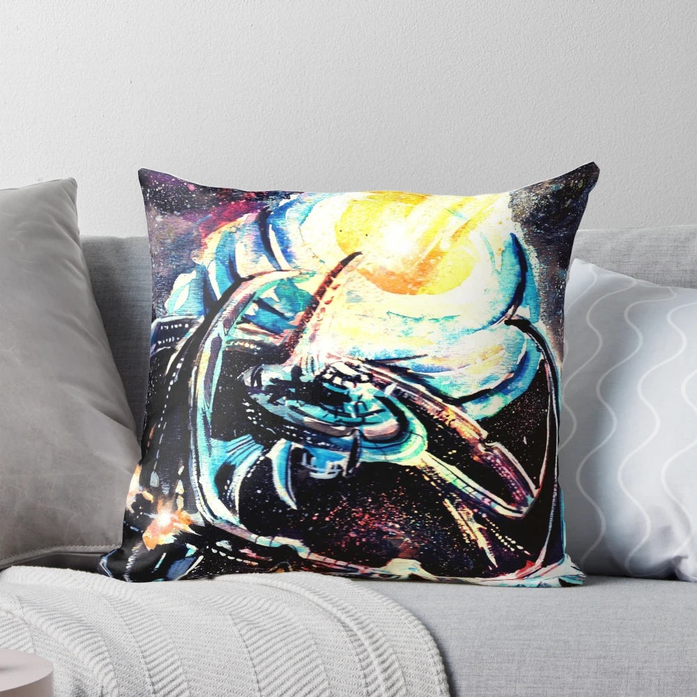 Terok Nor Pillow featuring the iconic Cardassian space station from Star Trek: Deep Space Nine