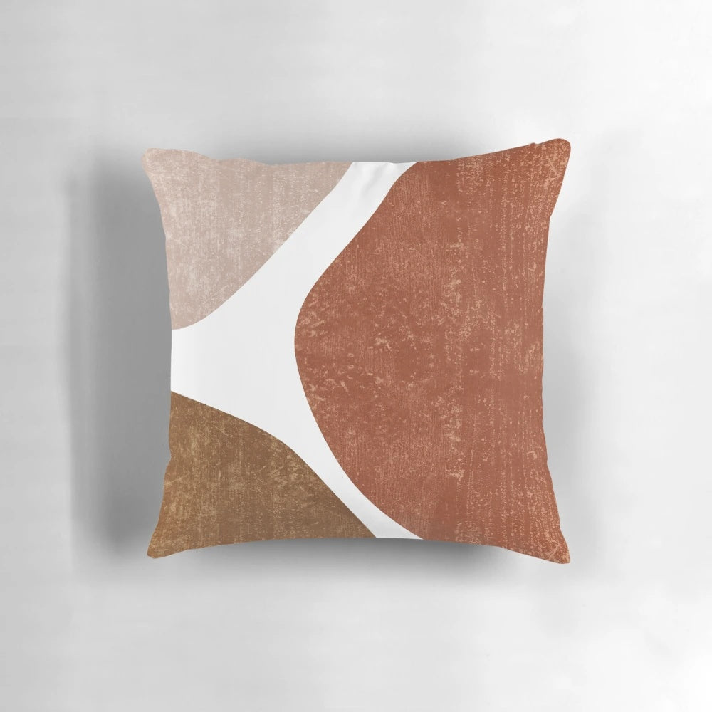 Terracotta Abstract Art Print - Contemporary, Minimal Wall Decor