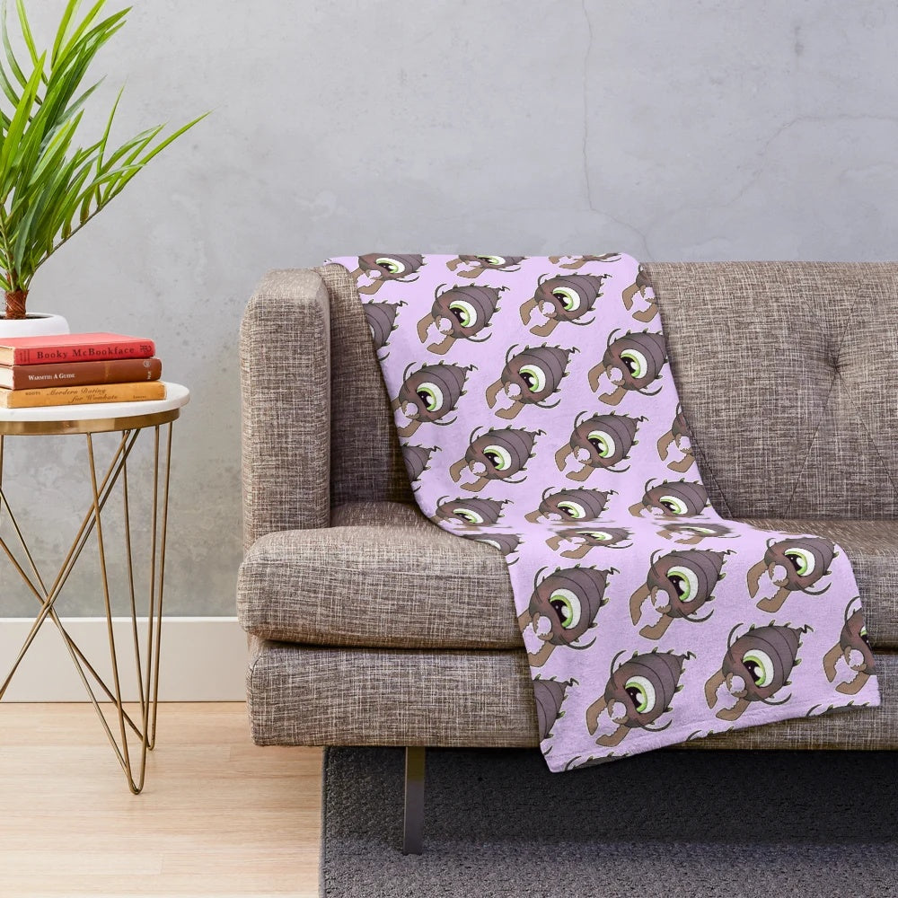 Terraria-inspired Baby Soul Eater plush blanket