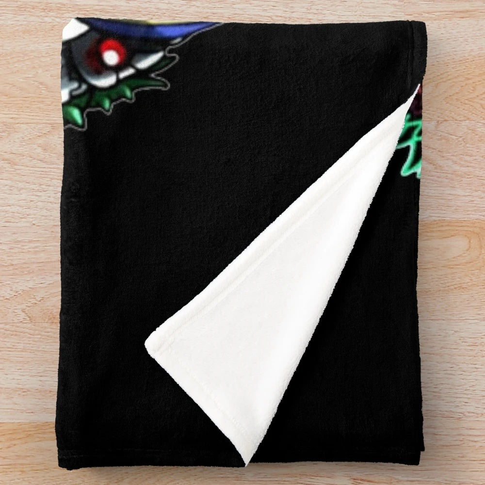 Terraria plush blanket with game-themed design