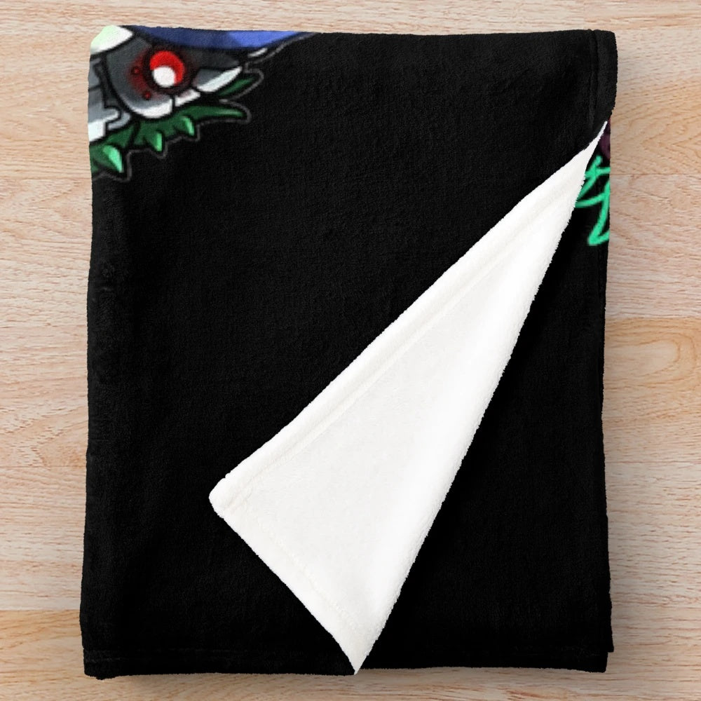 Terraria inspired plush blanket featuring game elements