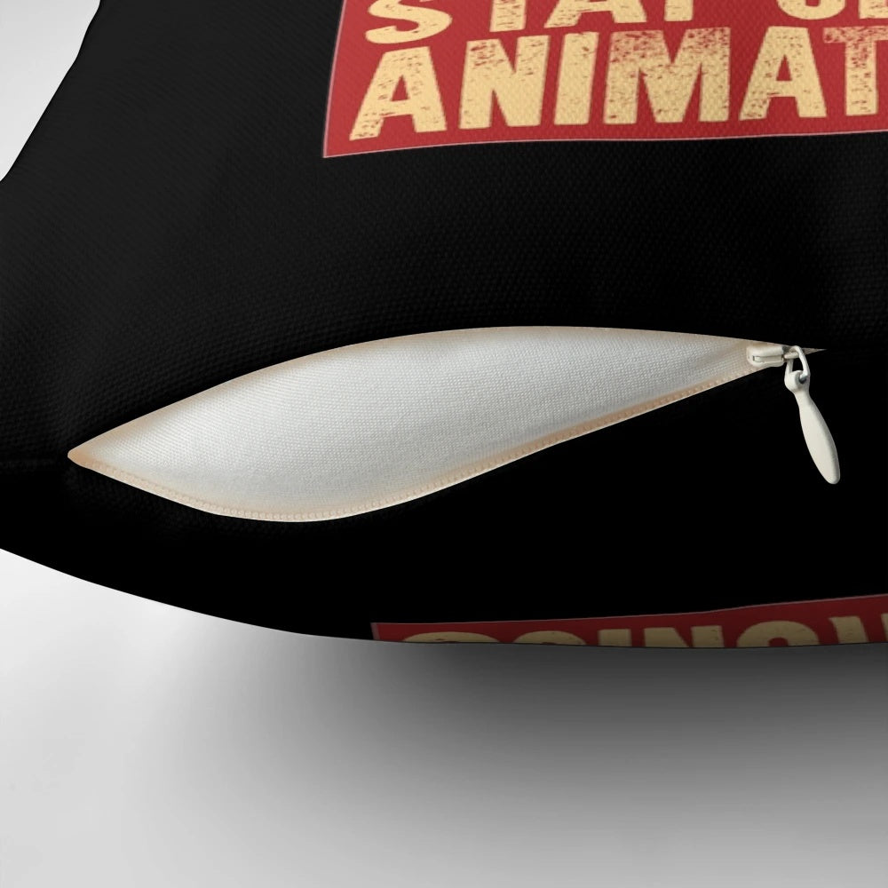 A Pillow Featuring the Iconic Animatronics from the Five Nights at Freddy's Game Series