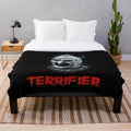Art the Clown from Terrifier 2 horror movie plush blanket