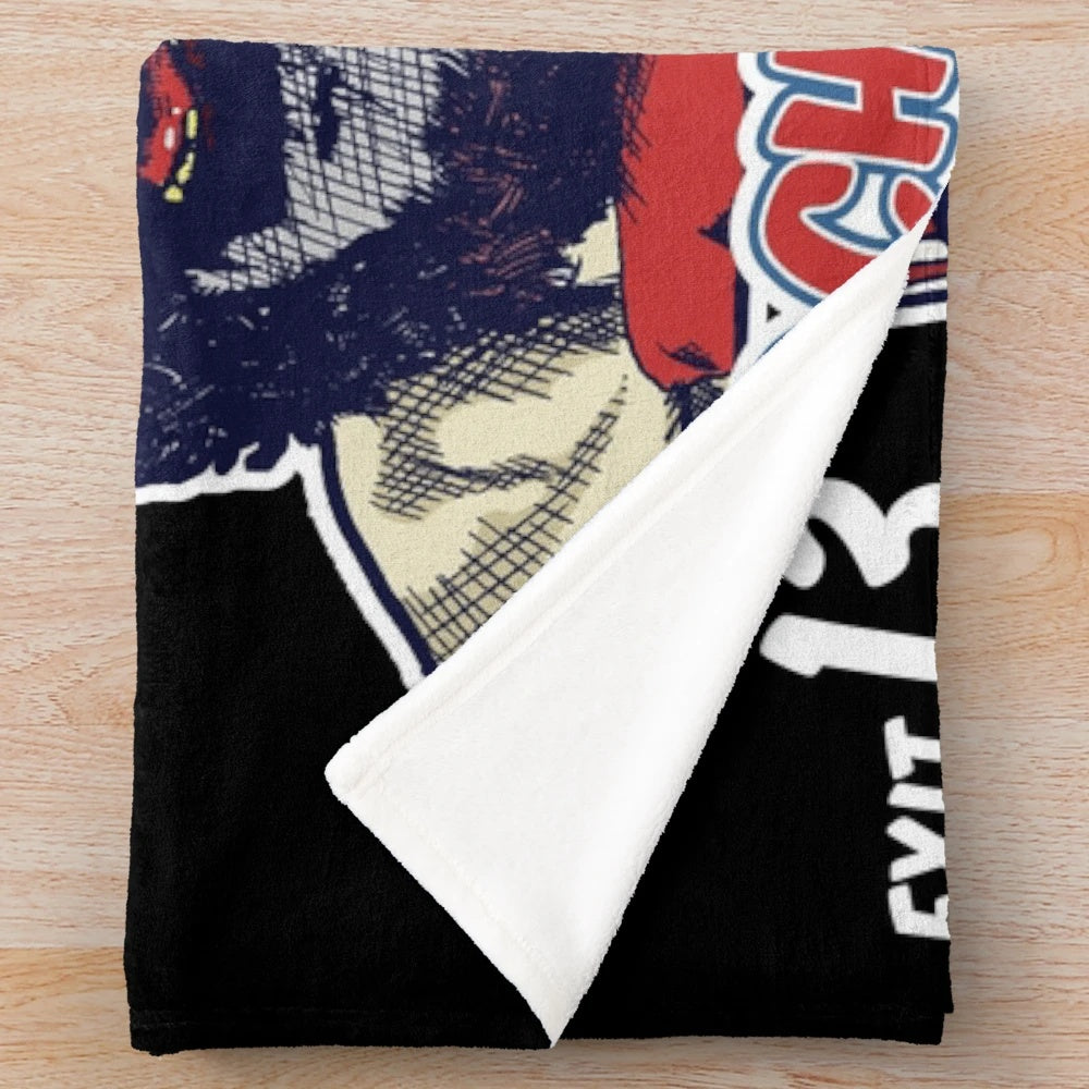 Captain Spaulding Horror Plush Blanket