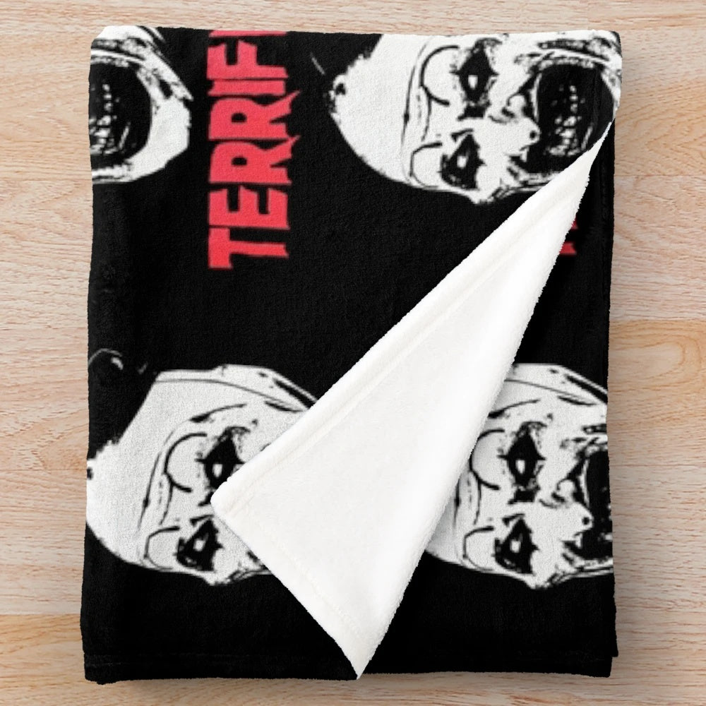 Terrifier Clown Plush Blanket - Horror Movie Merchandise