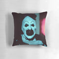Terrifier horror movie clown pillow with high-quality screenshot image