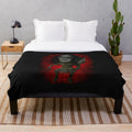 Trilogy of Terror horror movie-inspired plush blanket