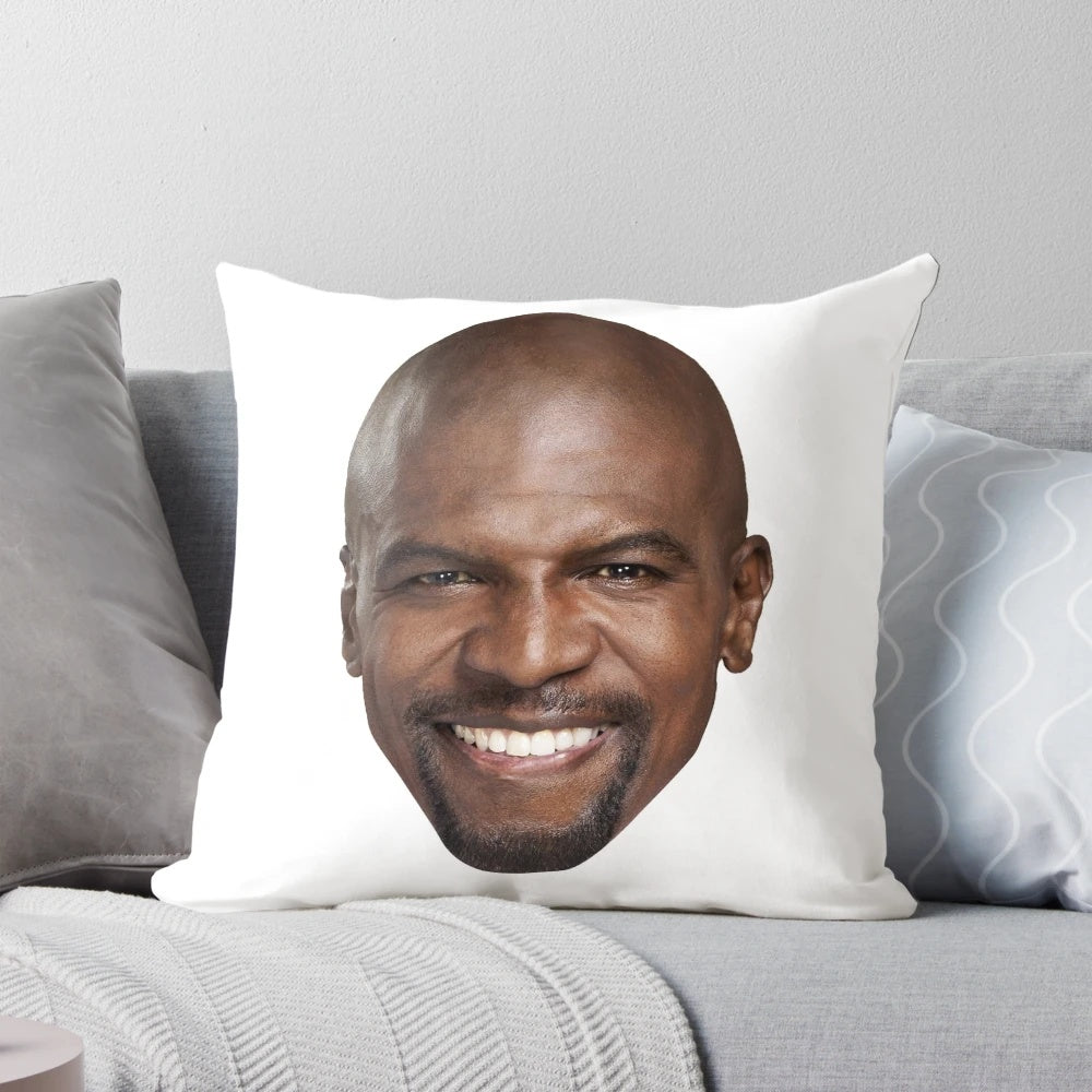 Terry Crews Pillow - Soft, Cozy Pillow Featuring the Iconic Actor from NYPD and NFL