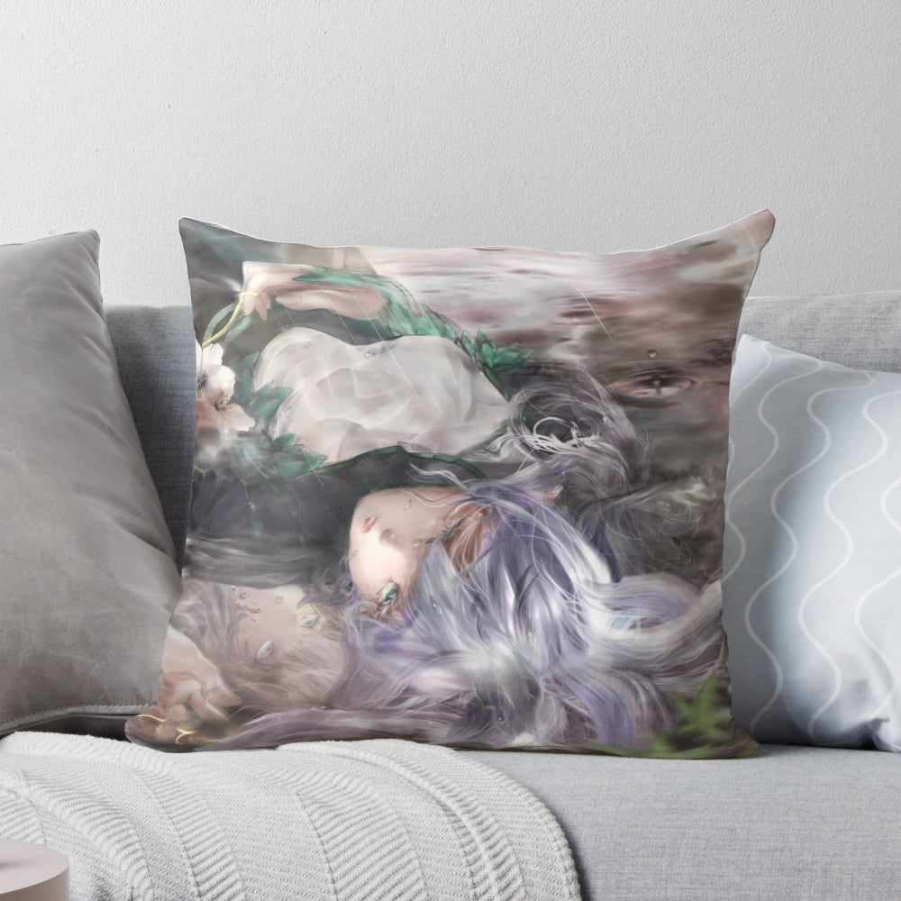 Tessia and Cecilia inspired TBATE pillow with soft, plush fabric