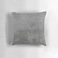 Textured grey concrete wall design pillow