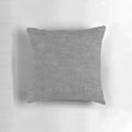 Gray concrete-inspired textured pillow for living room decor