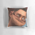 TF2 Scout Face Plush Pillow - High-quality gaming merchandise featuring the Scout character from Team Fortress 2