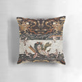 Thalassa Sea Goddess Pillow Featuring Intricate Sea Life Mosaics