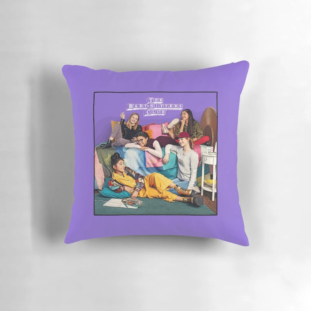 The Baby Sitters Club Netflix 2020 Bestie Pillow - Soft & Cozy Pillow with Kristy, Claudia, Mary Anne, and the Baby Sitters Club Gang