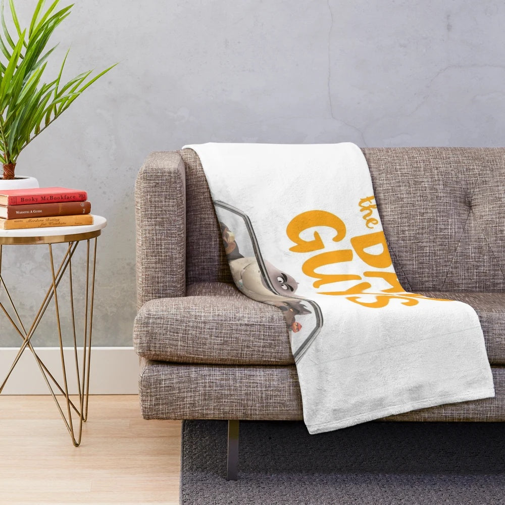 The Bad Guys 2022 movie Mr Piranha character plush blanket