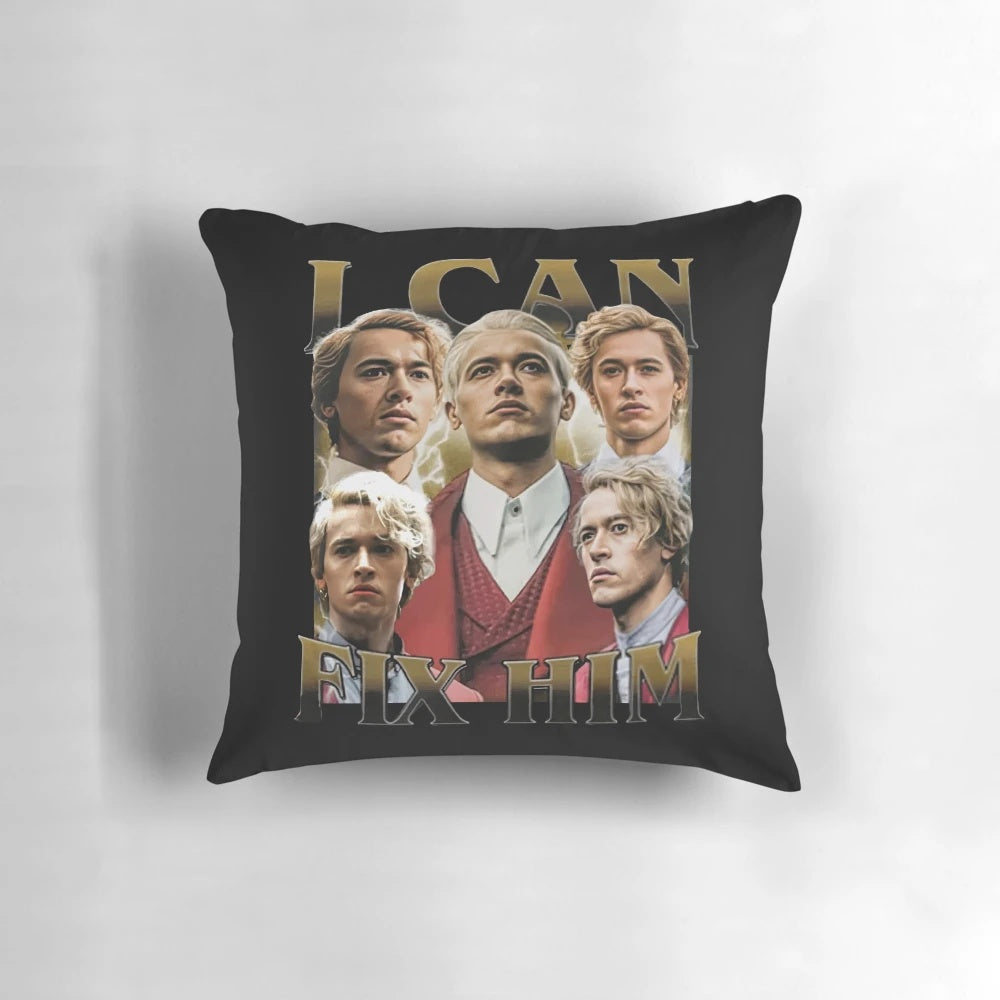 Vintage inspired Coriolanus Snow pillow from The Hunger Games and The Ballad of Songbirds and Snakes