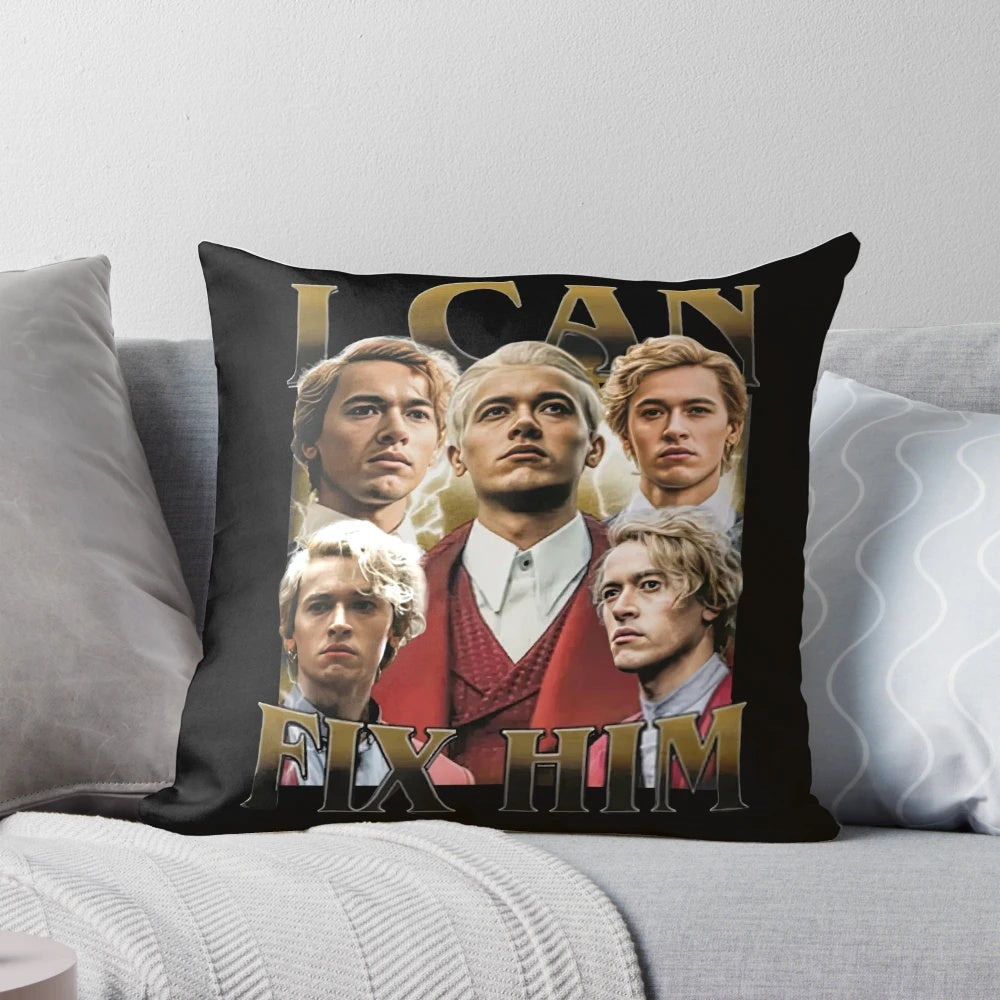 Vintage inspired Coriolanus Snow pillow from The Hunger Games and The Ballad of Songbirds and Snakes