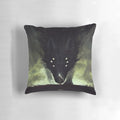 The Beast Pillow - A fantasy-inspired pillow featuring the iconic dread wolf from the Dragon Age series