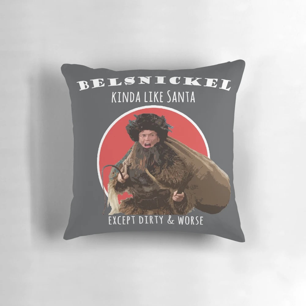 Belsnickel Pillow featuring Dwight Schrute's take on the Christmas holiday from The Office