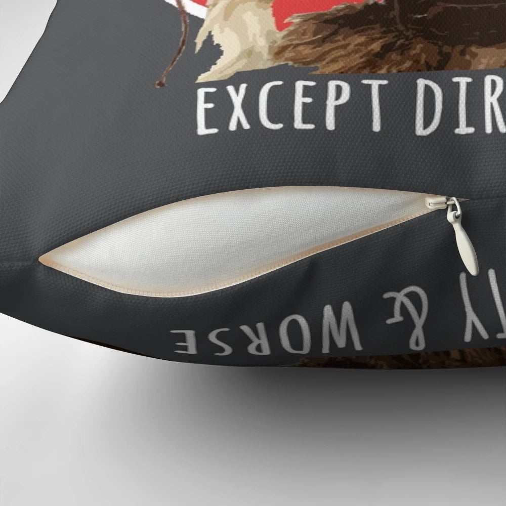Belsnickel Pillow featuring Dwight Schrute's take on the Christmas holiday from The Office
