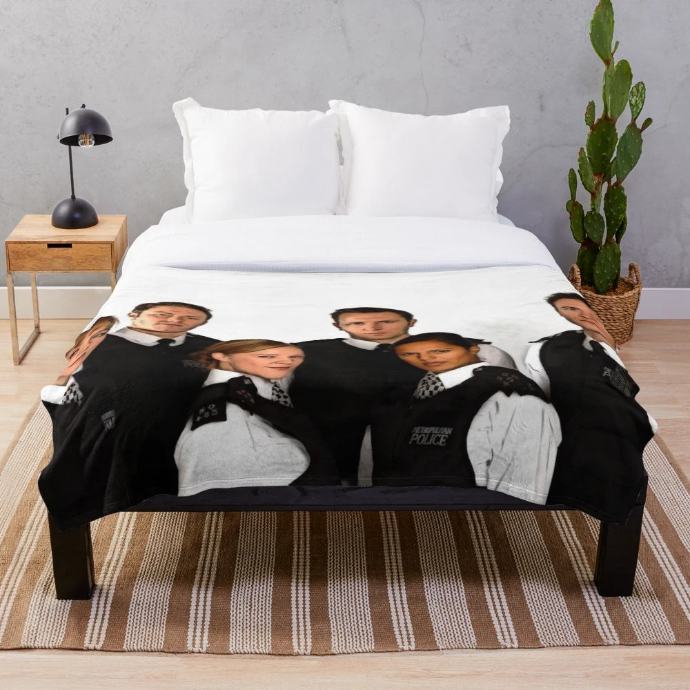 The Bill TV Show Characters Plush Blanket