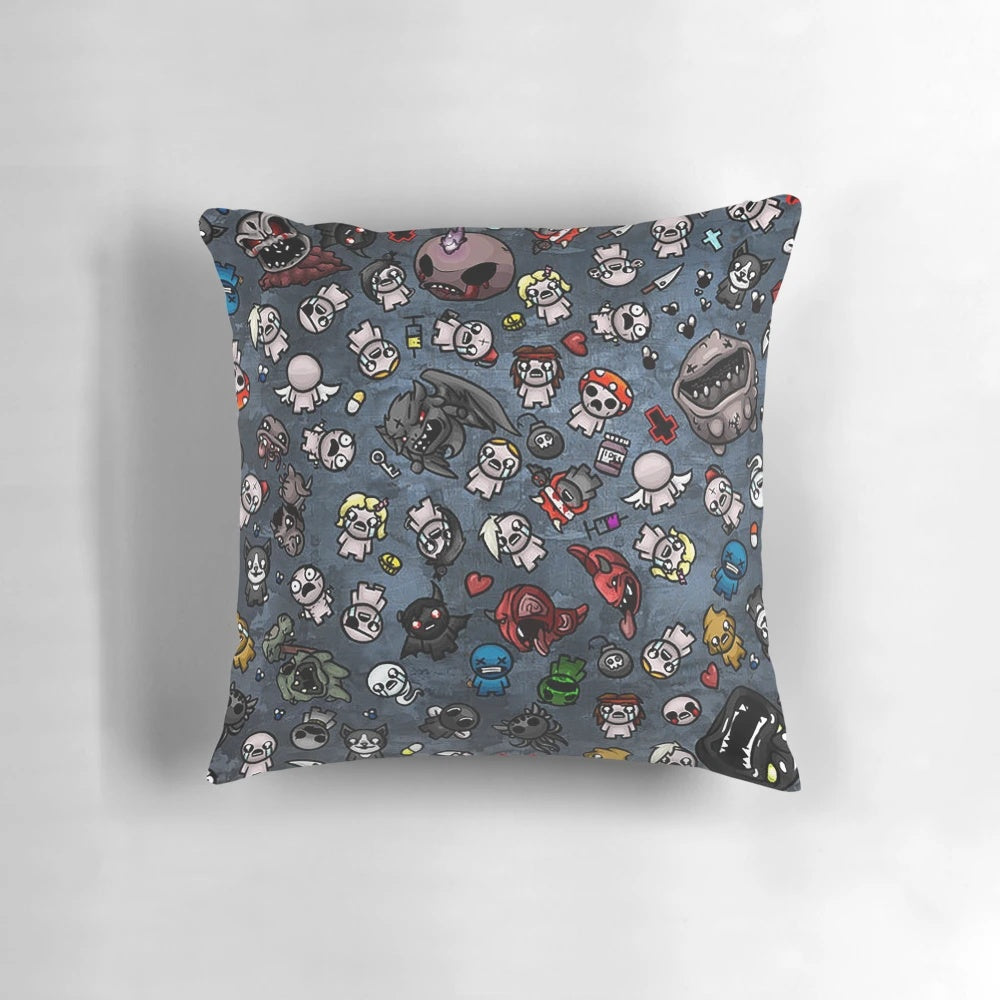 The Binding of Isaac Afterbirth Decorative Pillow for Gamers and Indie Game Fans