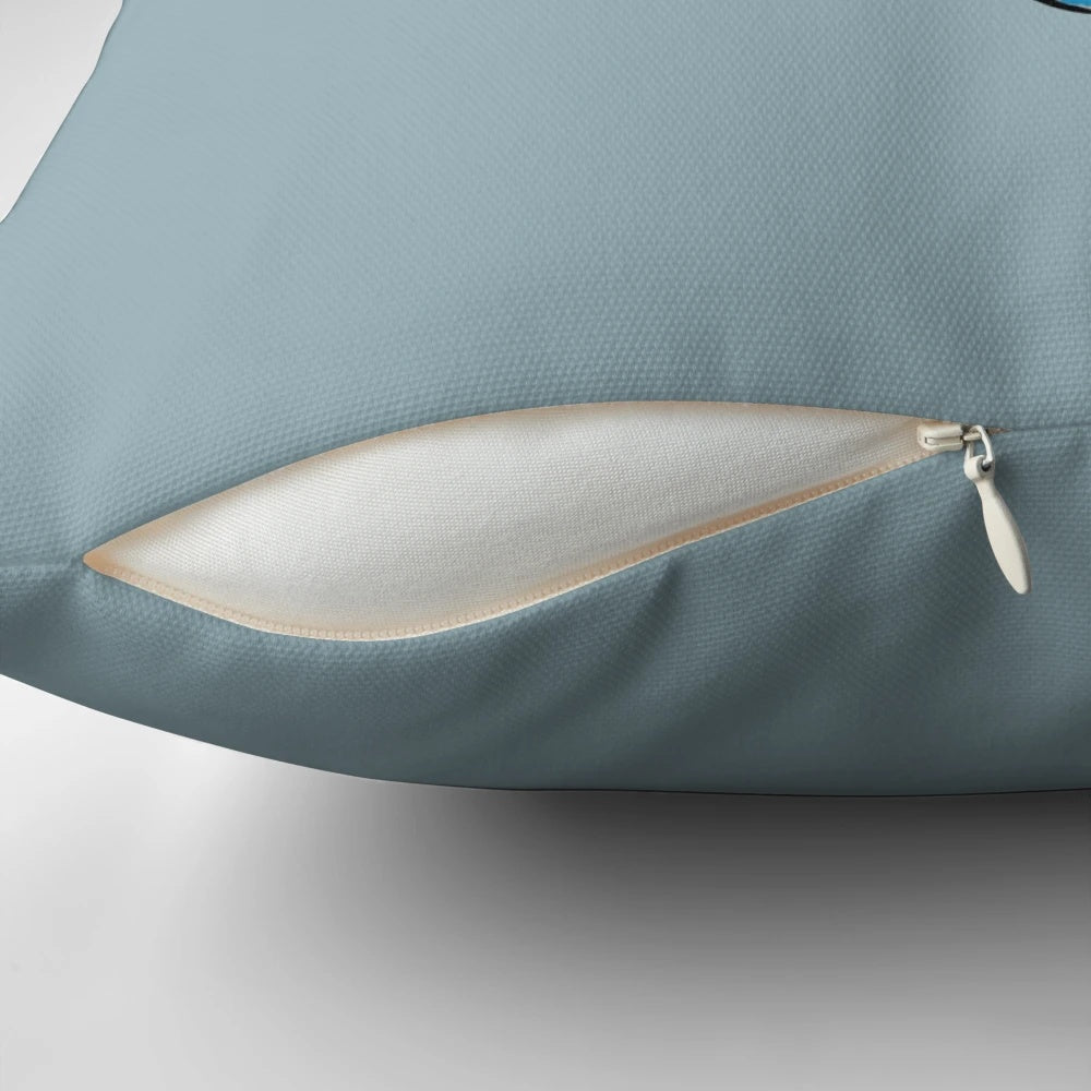 O. Pillow's 'The Composition' - a typewriter-inspired decorative pillow for the creative musician