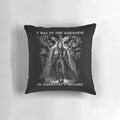 Eric Draven from The Crow movie depicted on a soft, decorative pillow.