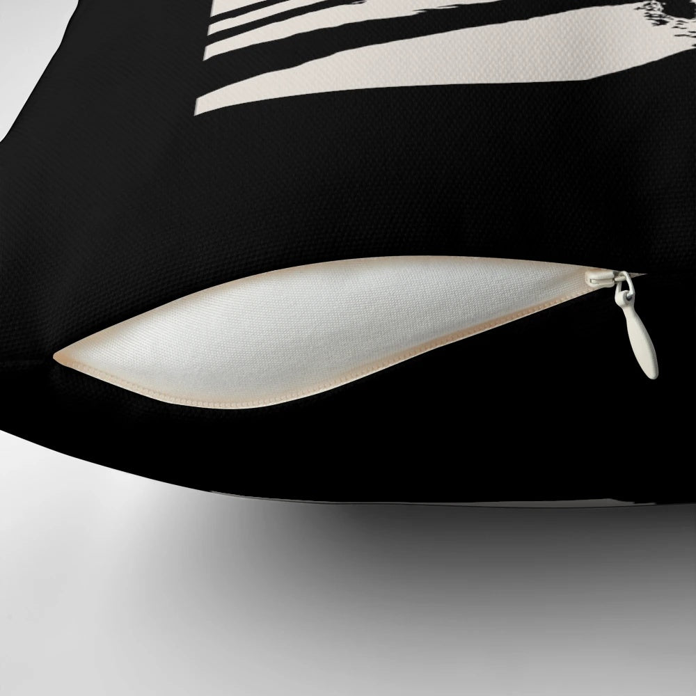 The Cure 'A Forest' Inspired Goth-Themed Throw Pillow