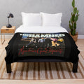 The Damned-Inspired Machine Gun Etiquette Plush Blanket
