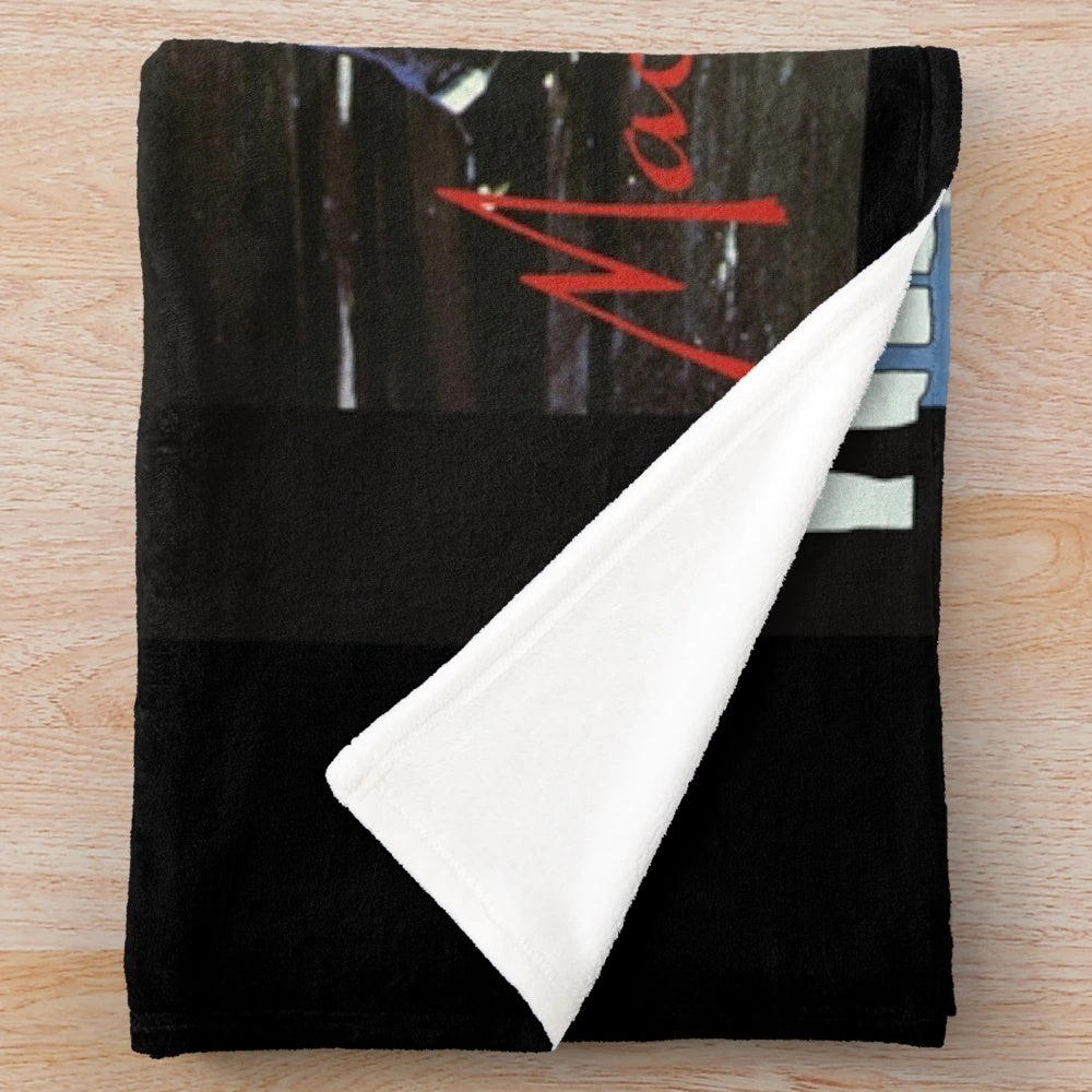 The Damned-Inspired Machine Gun Etiquette Plush Blanket