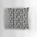 The End is Never the End Pillow featuring a video game inspired design