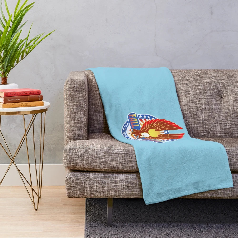 The Fall Guy Inspired Plush Blanket with Classic T-Shirt Design