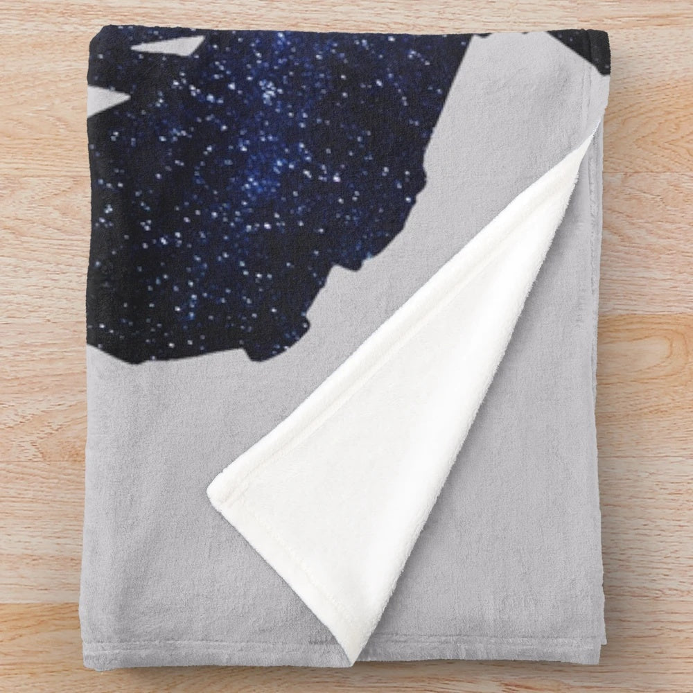 The Iron Giant inspirational plush blanket with motivational quote "You are who you choose to be