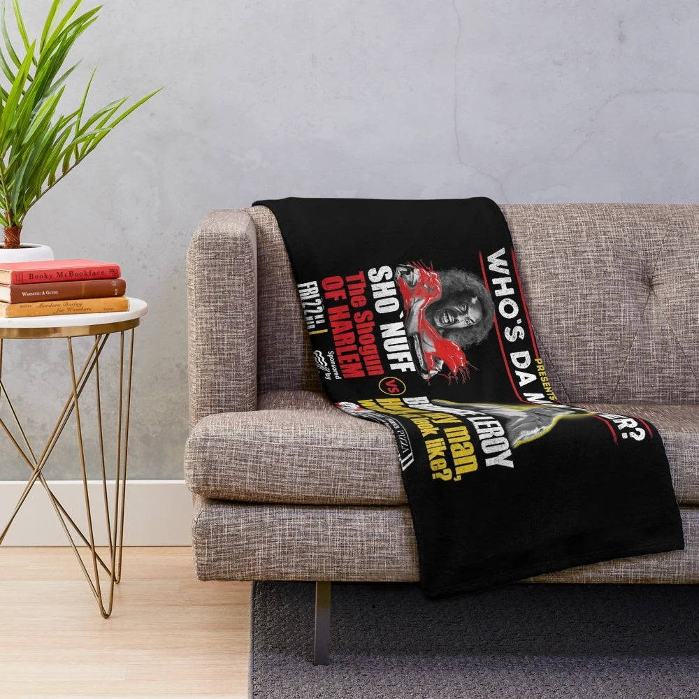 The Last Dragon Plush Blanket - Soft and Cozy Tribute to the 80s Cult Classic