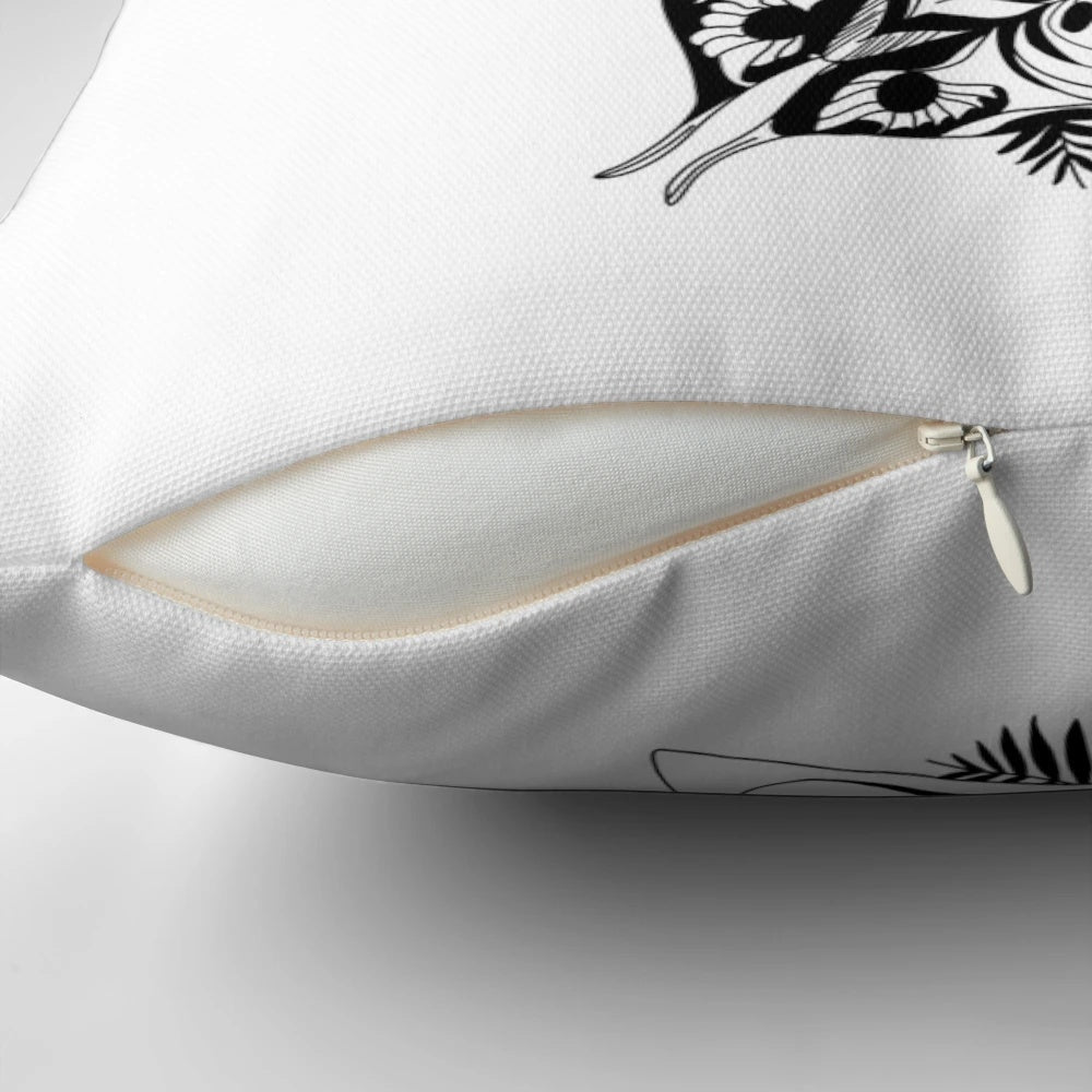 The Last of Us Ellie Tattoo Pillow featuring the iconic fern tattoo design from the game