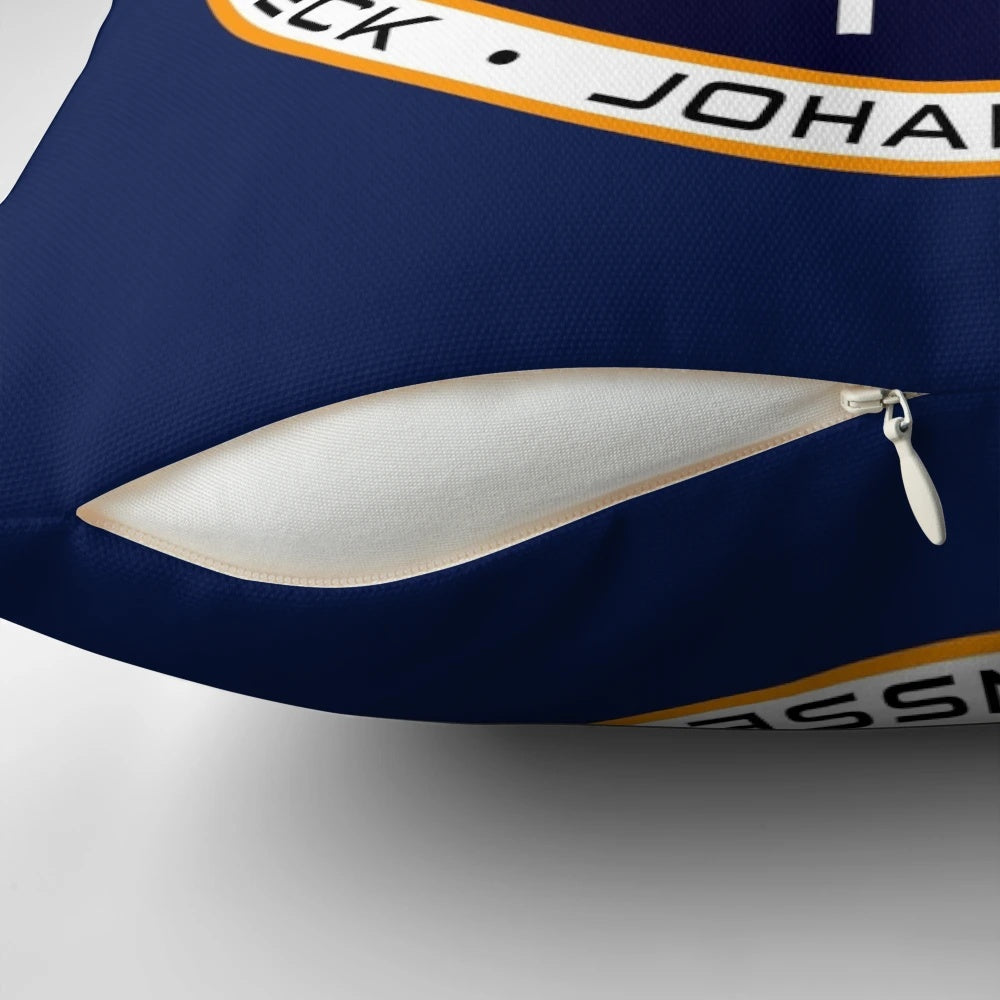 Ares 3 mission to Mars The Martian Pillow featuring Mark Watney, the main character from the sci-fi movie "The Martian