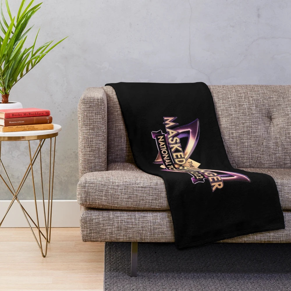 The Masked Singer themed plush blanket