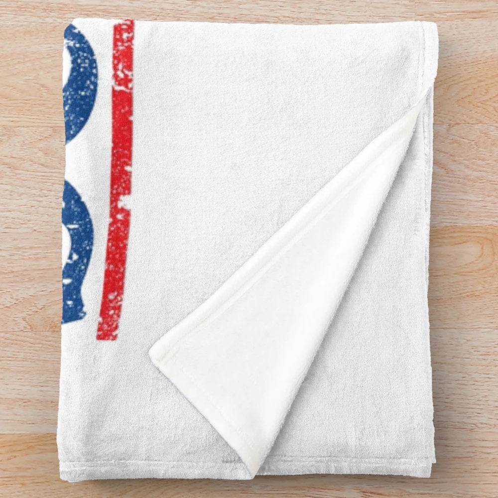 The Office-Inspired Plush Blanket with Dwight Schrute and Michael Scott