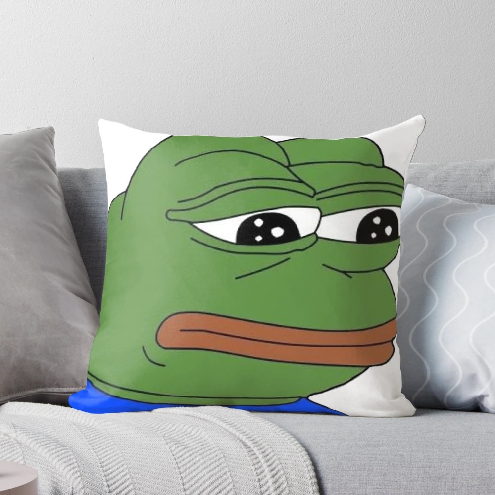 Pepe the Frog meme pillow, the original meme icon