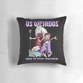 The Owl House US Weirdos Have To Stick Together Throw Pillow