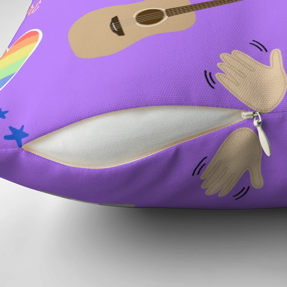 The Prom Musical Pillow - Soft, comfortable pillow featuring the Broadway musical The Prom