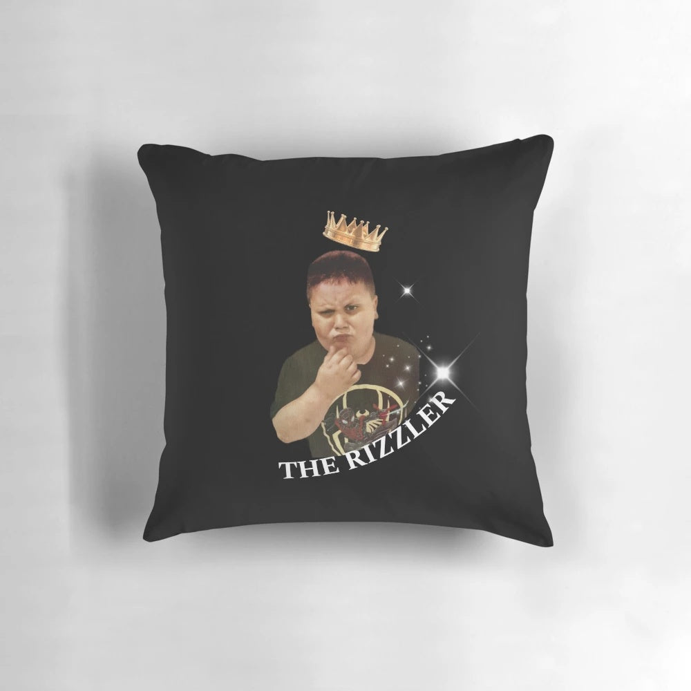 Plush and cozy rizzler pillow for a comfortable sleeping experience