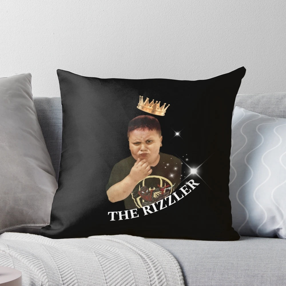 Plush and cozy rizzler pillow for a comfortable sleeping experience