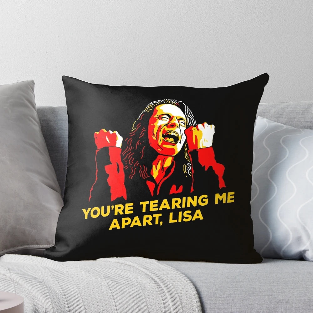 The Room Movie Quotes Pillow featuring iconic Tommy Wiseau phrases