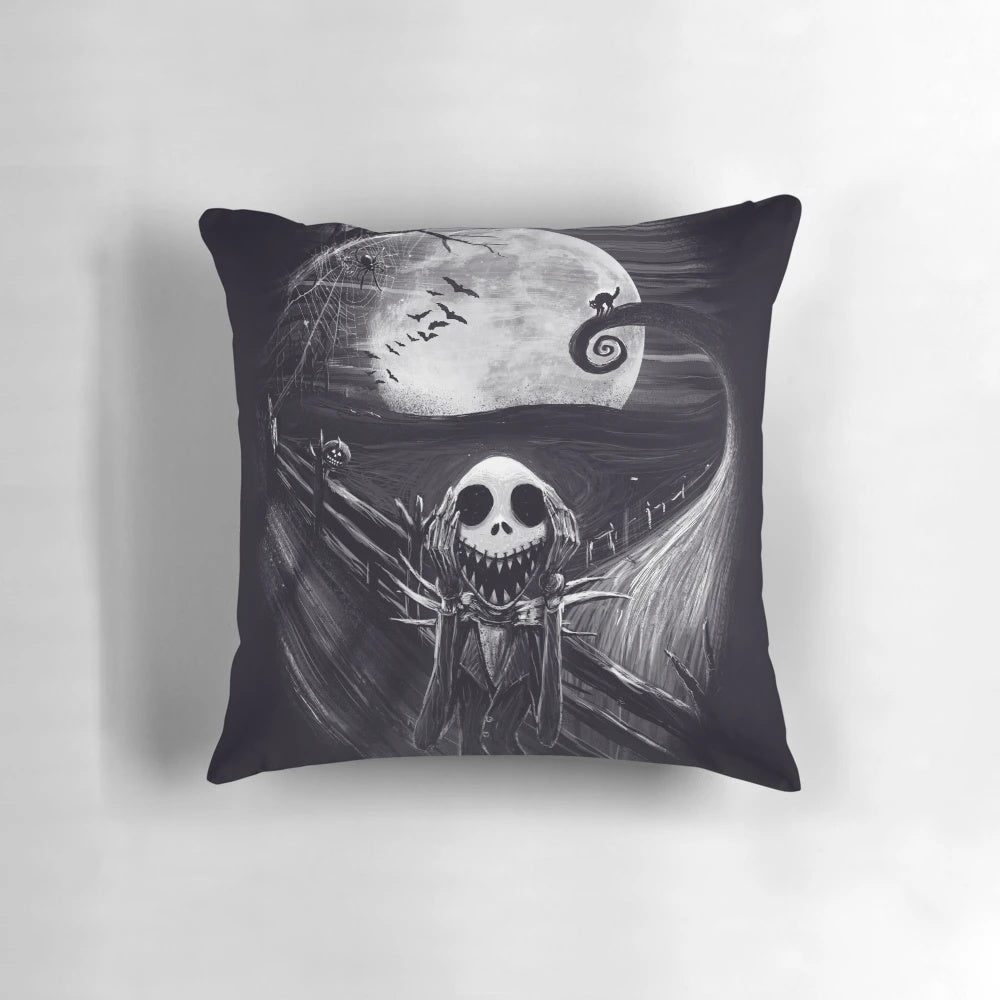 The Scream Before Christmas Decorative Pillow - Nightmare Before Christmas themed Jack Skellington home decor